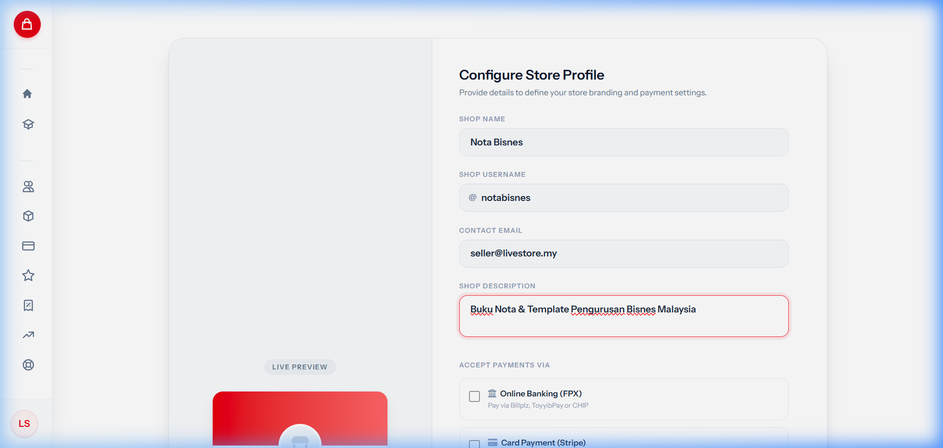 Step 5 Storefront Customization