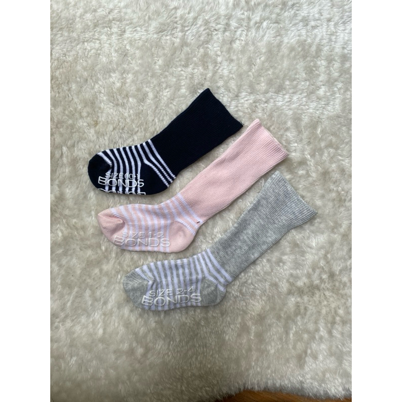 bonds baby socks long/ stoking bayi panjang unisex