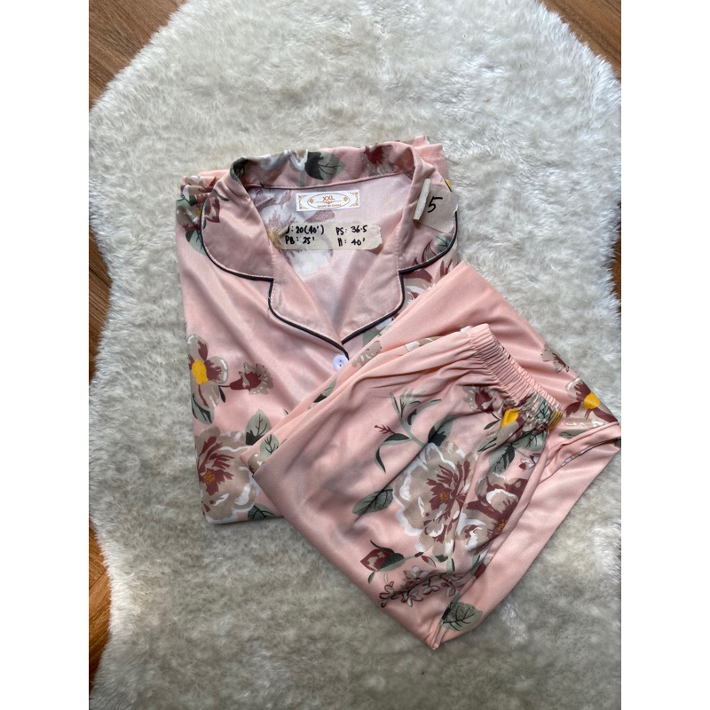 pyjamas button short sleeve / baju tidur butang lengan pendek