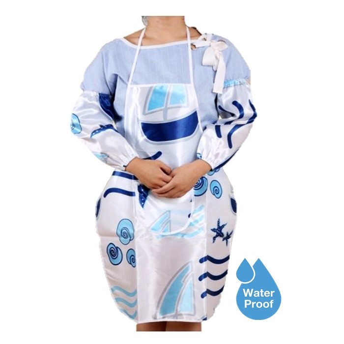 3 In 1 Waterproof Aprons Cuff Set | 时尚厨房围裙