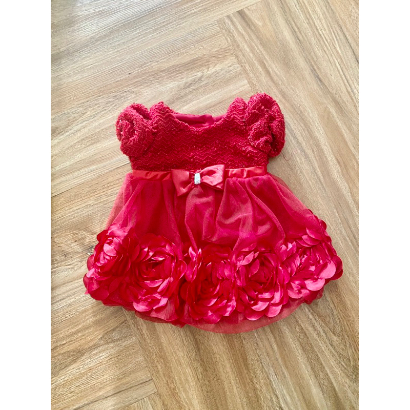 dress nannette 3D short sleeve / dress baby kembang