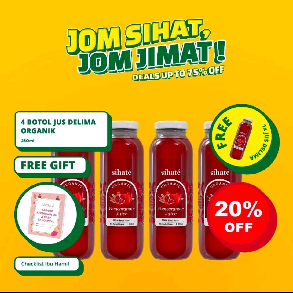 1 Botol Jus Delima Sihate 250ml