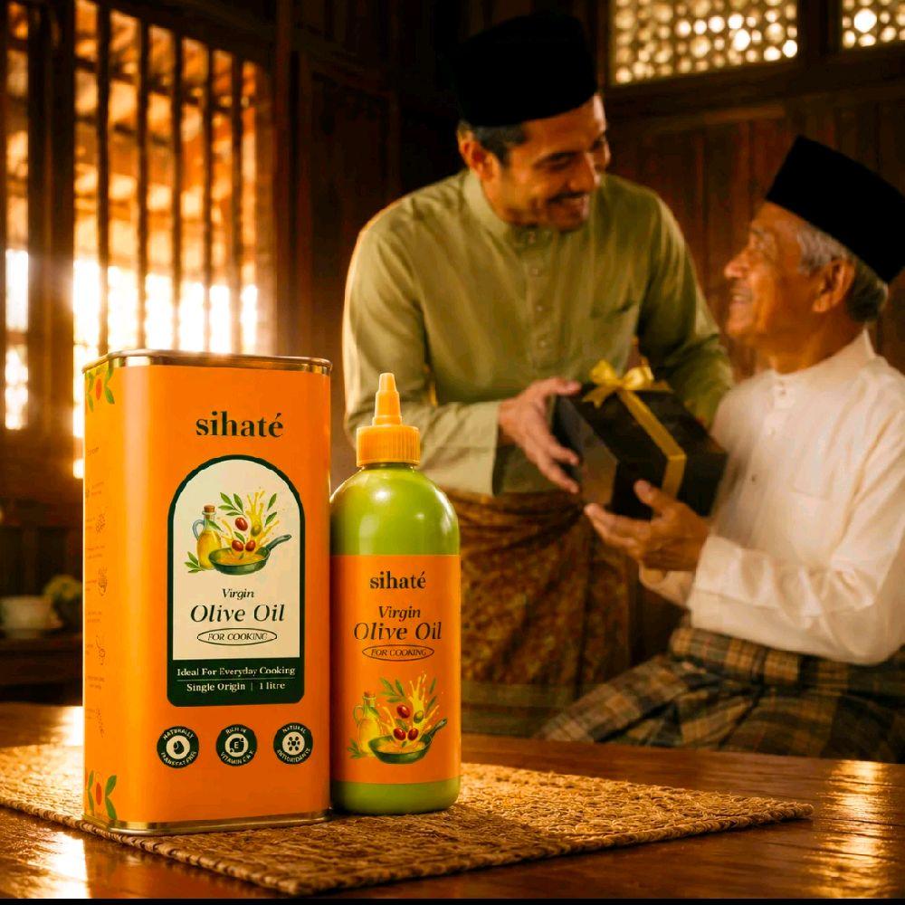 Minyak Masak [PROMO HARI BAPA] dari buah zaitun Sihate By Chef Alwi (1 liter)